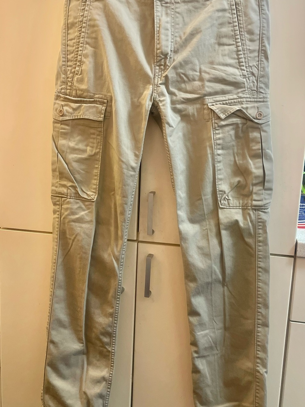 LEVI'S®
I. D. 13469
SLIM STRAIGHT CARGO CHINO PANTS W32 L 34